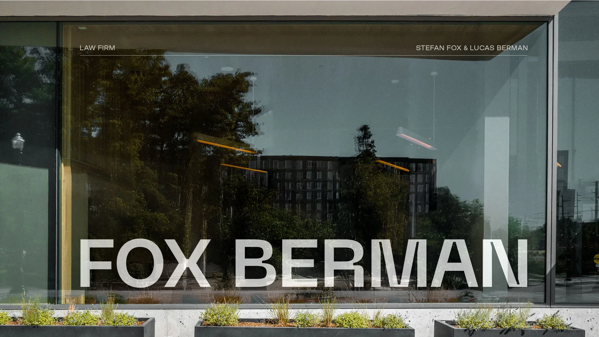 Fox Berman office signage