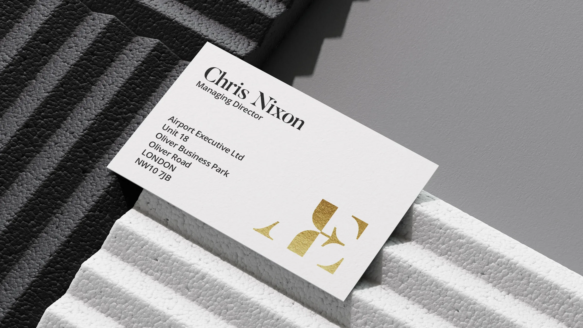 Airport Executive business cards
