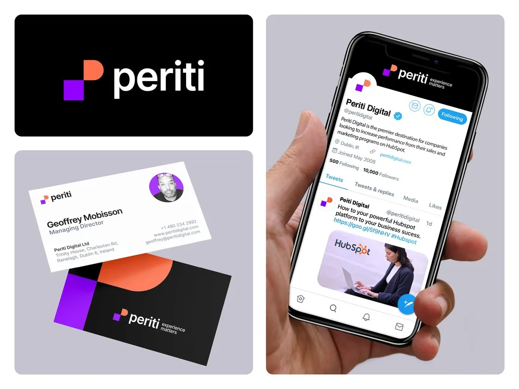 Periti Digital brand identity