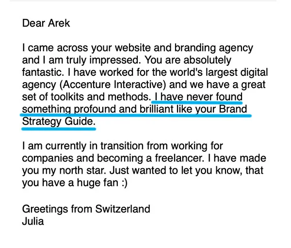 Customer testimonial 26