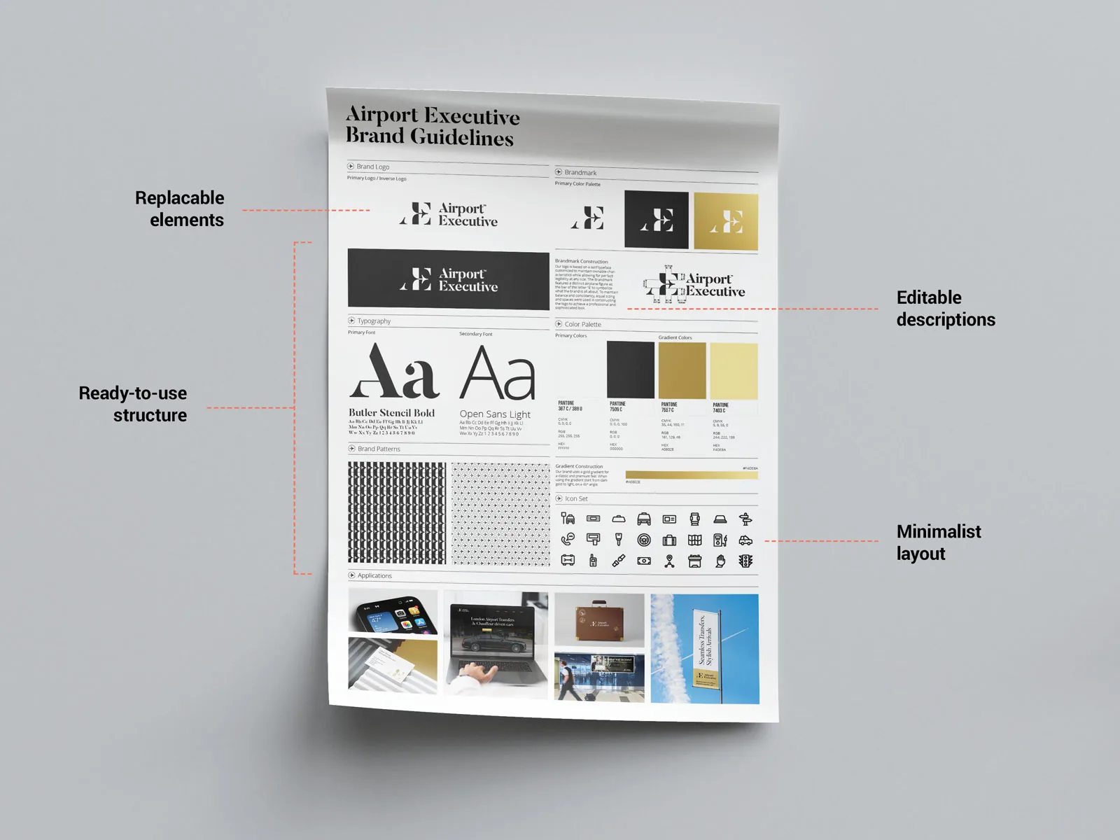 The One-Page Style Guide Template preview 2